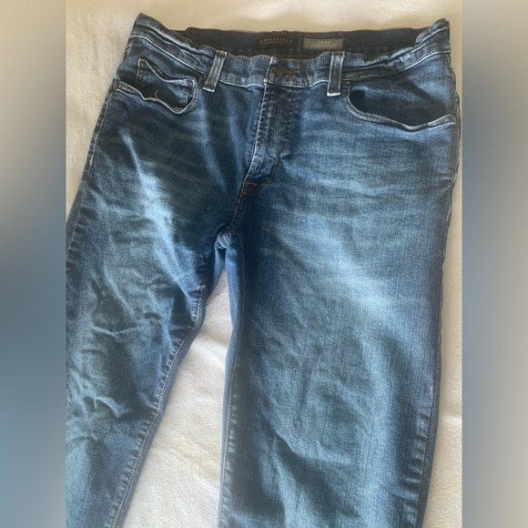 Aeropostale Jeans Men's 36x32 Slim Straight Stretch Denim Comfort Dark Wash 9846 - Picture 3 of 10